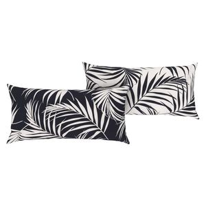 LIVARNO home Obliečky na vankúš z bavlny Renforcé, 40 x 80 cm, 2 kusy (palmy) vyobraziť