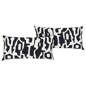 LIVARNO home Obliečky na vankúš z bavlny Renforcé, 40 x 80 cm, 2 kusy (geometrické tvary) vyobraziť