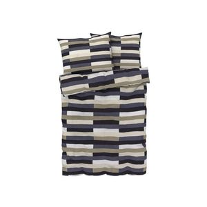 LIVARNO home Posteľná bielizeň zo saténového mikrovlákna, 220 x 200 cm (pruhy) vyobraziť