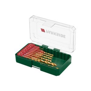 PARKSIDE® Súprava vrtákov/skrutkovacích bitov (súprava HSS špirálových vrtákov, 15-dielna) vyobraziť