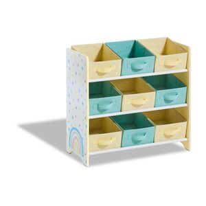 LIVARNO home Regál do detskej izby (dúhový/žltý) vyobraziť