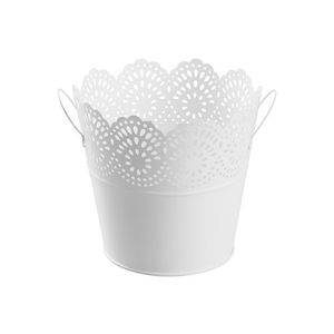 LIVARNO home Kvetináč (okrúhly, veľký, biely) vyobraziť