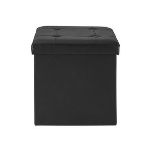 LIVARNO home Taburetka, 40 x 40 x 40 cm (čierna) vyobraziť