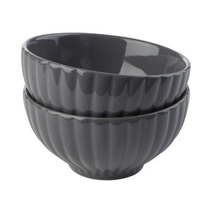 LIVARNO home Taniere/Misky/Šálky, 2 kusy (miska, sivá) vyobraziť