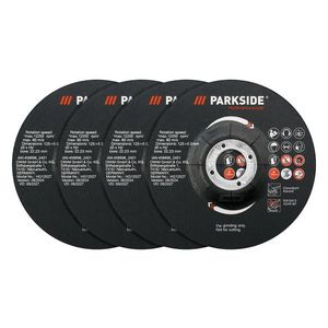 PARKSIDE PERFORMANCE® Rezné/Brúsne kotúče (hrubovací kotúč, 4 kusy) vyobraziť