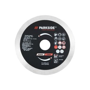 PARKSIDE PERFORMANCE® Rezné/Brúsne kotúče (diamantový rezný kotúč s plným okrajom) vyobraziť