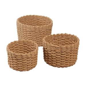 LIVARNO home Úložné košíky (okrúhly tvar, 3-dielna súprava) vyobraziť