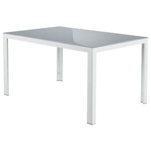 LIVARNO home Hliníkový záhradný stôl Houston, biely vyobraziť