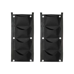 PARKSIDE® Vaky na prestovanie, 2 kusy (nástenné vaky na sadenie, čierna) vyobraziť