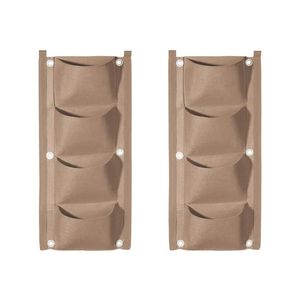 PARKSIDE® Vaky na prestovanie, 2 kusy (nástenné vaky na sadenie, béžová) vyobraziť