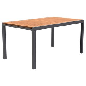 LIVARNO home Hliníkový rozkladací záhradný stôl Valencia, hnedý vyobraziť