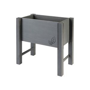 dobar Vyvýšený záhon na bylinky, 24 x 14 x 24 cm (antracitová) vyobraziť