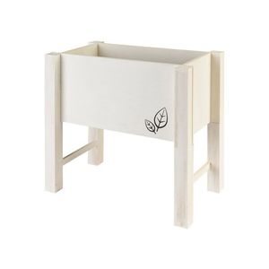 dobar Vyvýšený záhon na bylinky, 24 x 14 x 24 cm (krémovobiela) vyobraziť