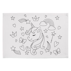 crelando® Prestieranie na vymaľovanie, 4 kusy (jednorožec) vyobraziť