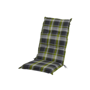 LIVARNO home Podložka na kreslo s vysokým operadlom Valencia/Miami (káro/zelená) vyobraziť