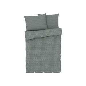 LIVARNO home Posteľná bielizeň z bavlny Renforcé, 200 x 220 cm (ornamenty/zelená) vyobraziť