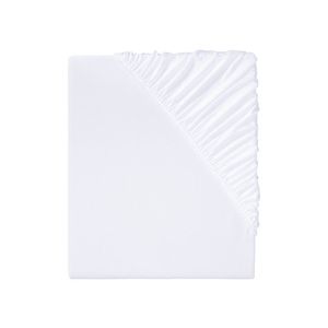 LIVARNO home Džersejová napínacia plachta, 140-160 x 200 cm (biela) vyobraziť