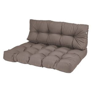 LIVARNO home Súprava podložky na sedenie a operadla na europalety (sivohnedá) vyobraziť