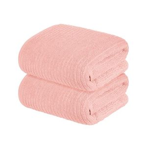 LIVARNO home Froté uteráky, 50 x 100 cm, 2 kusy (bledoružová) vyobraziť
