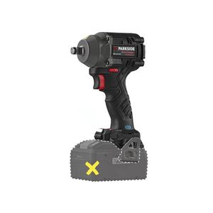 PARKSIDE PERFORMANCE® Aku rázový uťahovák 20 V PPDSSA 20-Li A1 – bez akumulátora vyobraziť