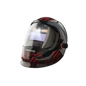 PARKSIDE® Automatická zváracia prilba LED PSHL 2 D1 (čierna/červená) vyobraziť