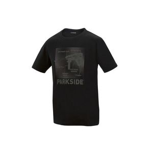 PARKSIDE® Pánske tričko (čierna, S (44/46)) vyobraziť