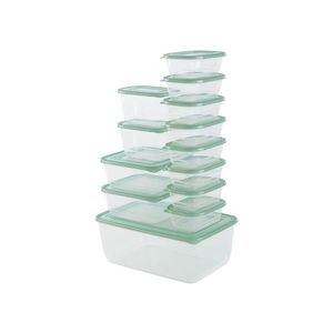 LIVARNO home Súprava dóz na potraviny, 13-dielna (mentolová) vyobraziť