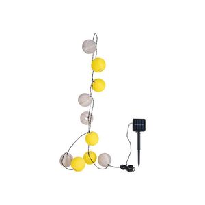 LIVARNO home LED svetelná reťaz/Závesný lampión (svetelná reťaz, sivá/žltá) vyobraziť