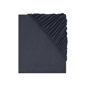LIVARNO home Napínacia džersejová plachta, 90 – 100 x 200 cm (tmavomodrá) vyobraziť
