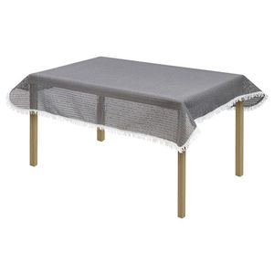 LIVARNO home Obrus na záhradný stôl (hranatý tvar/hustejší výplet, sivá) vyobraziť