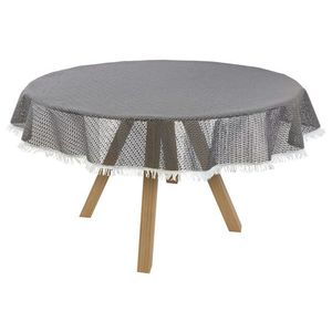 LIVARNO home Obrus na záhradný stôl (okrúhly tvar, sivá) vyobraziť