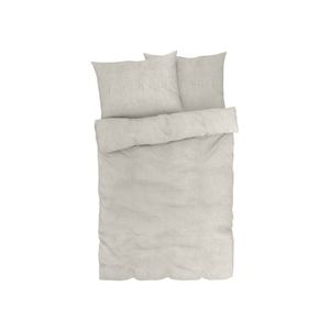 LIVARNO home Bavlneno-ľanová posteľná bielizeň, 200 x 220 cm (piesková) vyobraziť