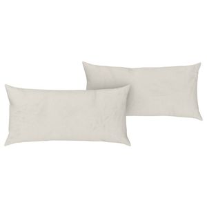 LIVARNO home Obliečky na vankúš z bavlny a ľanu, 80 x 40 cm, 2 kusy (piesková) vyobraziť