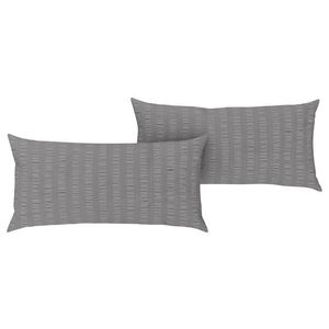 LIVARNO home Obliečka na vankúš, 2 kusy (sivá) vyobraziť