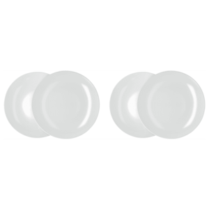 SILVERCREST® Taniere, 4 kusy (plytký tanier/biely) vyobraziť