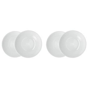 SILVERCREST® Taniere, 4 kusy (hlboký tanier/biely) vyobraziť