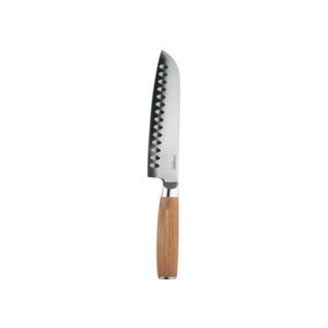 SILVERCREST® Kuchynský nôž s bambusovou rukoväťou (nôž santoku) vyobraziť