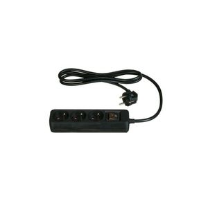 TRONIC® Zásuvková lišta, 3-násobná (čierna) vyobraziť