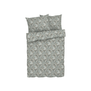 LIVARNO home Posteľná bielizeň z bavlny Renforcé, 200 x 220 cm (malé kvety/zelená) vyobraziť