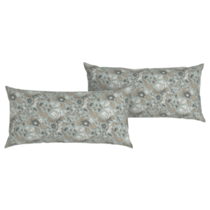 LIVARNO home Obliečky na vankúš z bavlny Renforcé, 40 x 80 cm, 2 kusy (zelená) vyobraziť