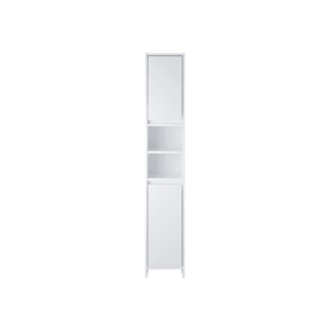 LIVARNO home Vysoká skrinka do kúpeľne Oslo s 2 dvierkami, biela vyobraziť