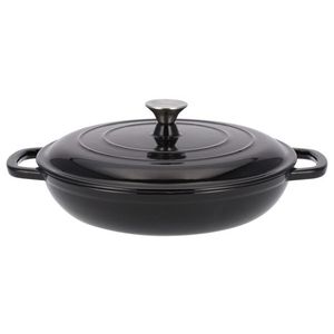 SILVERCREST® Liatinová servírovacia panvica, Ø 30 cm (čierna) vyobraziť