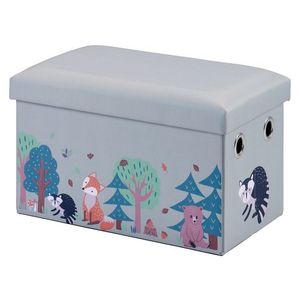 LIVARNO® Taburetka s úložným priestorom (bledomodrá) vyobraziť