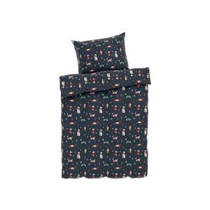 LIVARNO home Posteľná vianočná bielizeň z mikrovlákna, 140 x 200 cm (navy modrá) vyobraziť