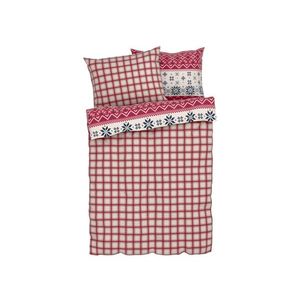 LIVARNO home Posteľná vianočná bielizeň z mikrovlákna, 200 x 220 cm (červená) vyobraziť