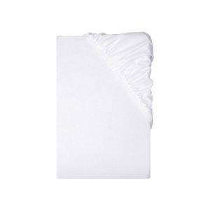 LIVARNO® Napínacia džersejová plachta, 140-160 x 200 cm (biela) vyobraziť