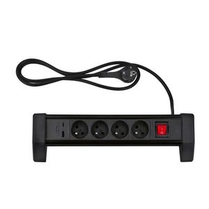 TRONIC® Zásuvková lišta (zásuvková lišta, čierna) vyobraziť