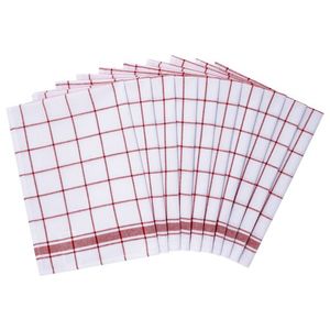 W5 Utierky na riad, 50 x 70 cm, 10 kusov (červená) vyobraziť