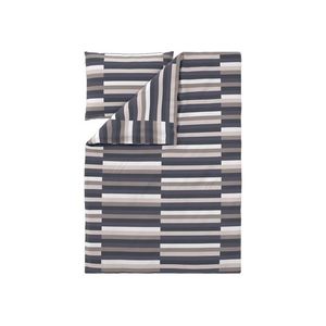 LIVARNO® Posteľná bielizeň zo saténového mikrovlákna, 140 x 200 cm (pruhy) vyobraziť