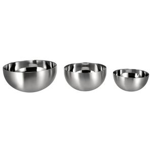 SILVERCREST® Súprava mís z nehrdzavejúcej ocele Premium, 3-dielna vyobraziť